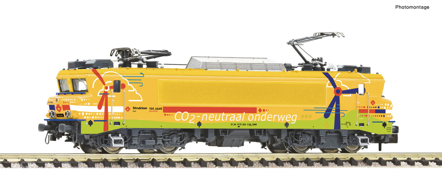 Fleischmann Strukton Rail 1824 Nicole Electric Locomotive VI FM732106 N Gauge