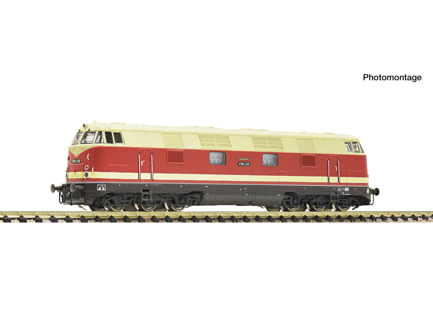 Fleischmann DR V180 206 Diesel Locomotive III (DCC-Sound) FM7370038 N Gauge