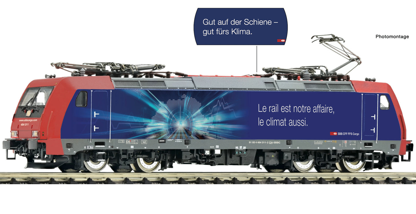 Fleischmann SBB Cargo Re484 011-2 Electric Locomotive VI (DCC-Sound) FM738881 N Gauge