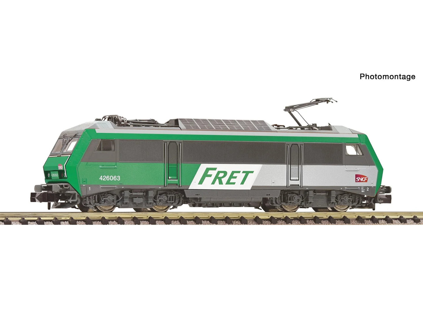 Fleischmann SNCF Fret BB 426063 Electric Locomotive V(DCC-Sound) FM7570036 Gauge