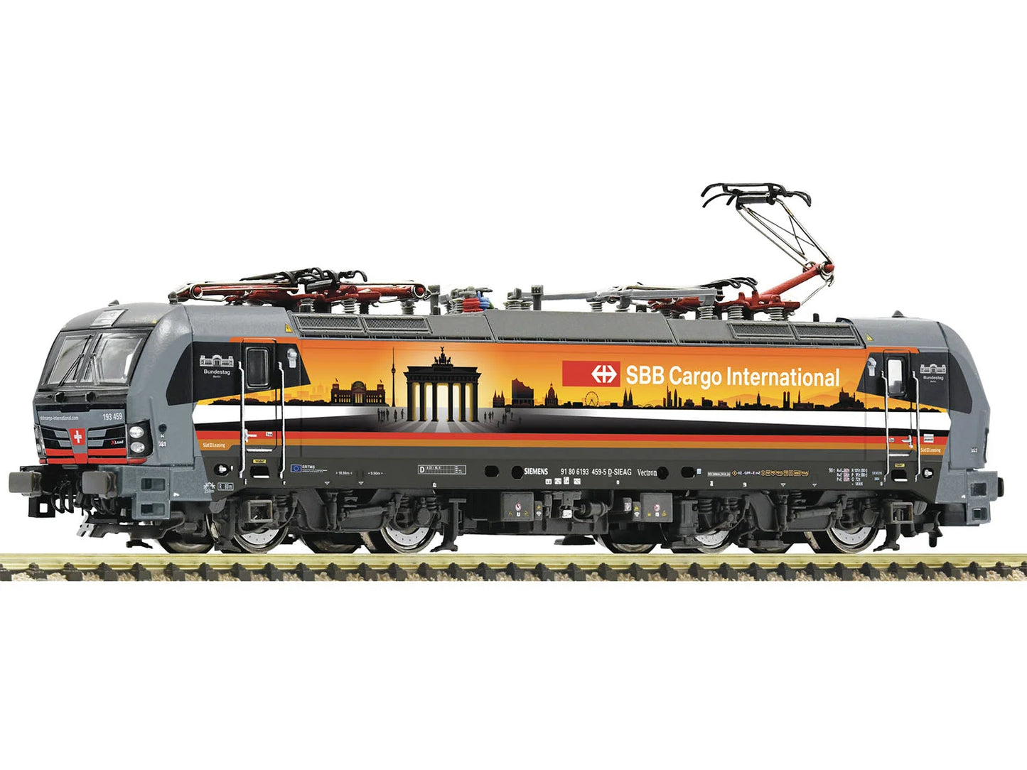 Fleischmann SBB Cargo BR193 4595 DE Electric Loco VI DCC-Sound FM7570074 N Gauge