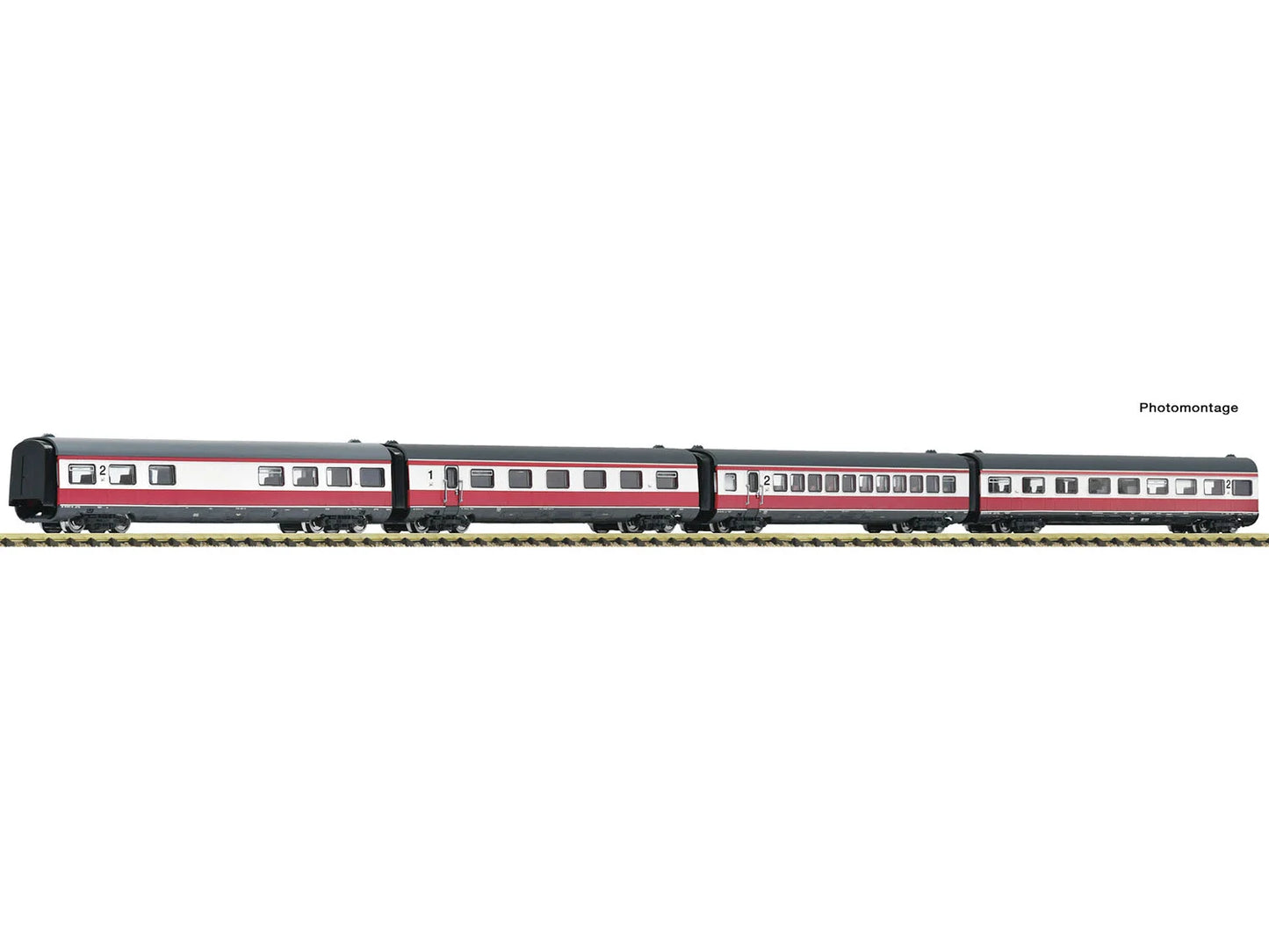 Fleischmann DR VT601 Max Liebermann Intermediate Coach Set IV N Gauge FM7760011
