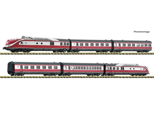 Fleischmann DR VT601 Max Liebermann 6 Car DMU IV (DCC-Sound) FM7770010 N Gauge