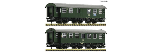 Fleischmann DB DB3yg/B3yg Conversion Coach Set (2) IV FM809910 N Gauge