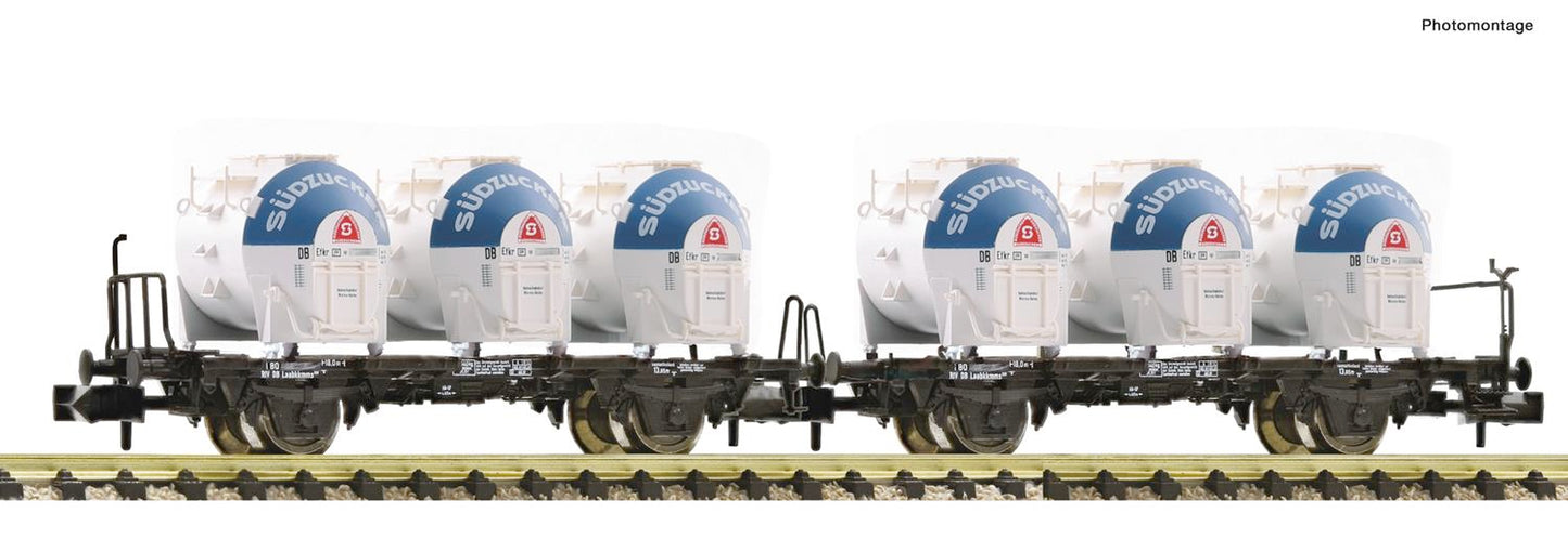 Fleischmann 823307  DB Double Container Wagon Unit III N Gauge