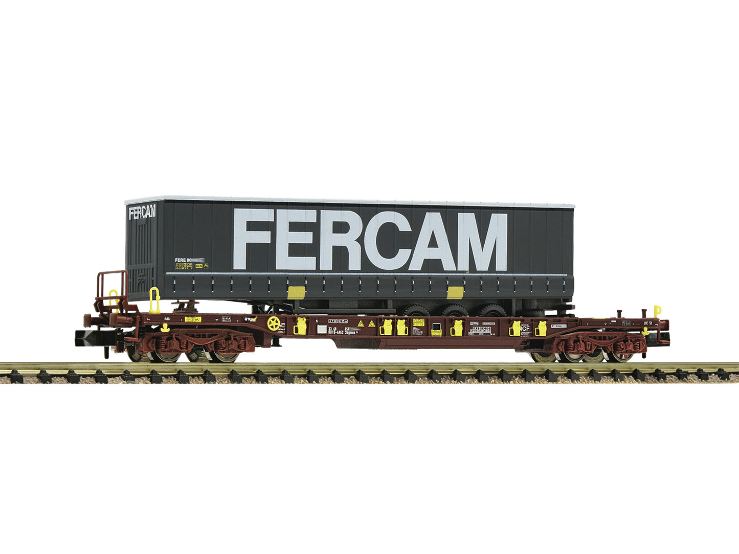 Fleischmann 825060  AAE T3 Pocket Wagon w/Fercam Container Load VI N Gauge
