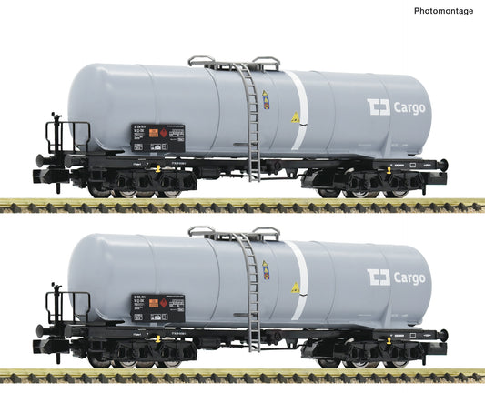 Fleischmann CD Cargo Zacns Bogie Tank Wagon Set (2) VI FM825818 N Gauge