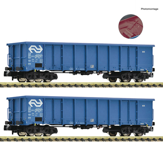 Fleischmann NS Eanos Gondola Set w/Scrap Load Set (2) V FM830258 N Gauge