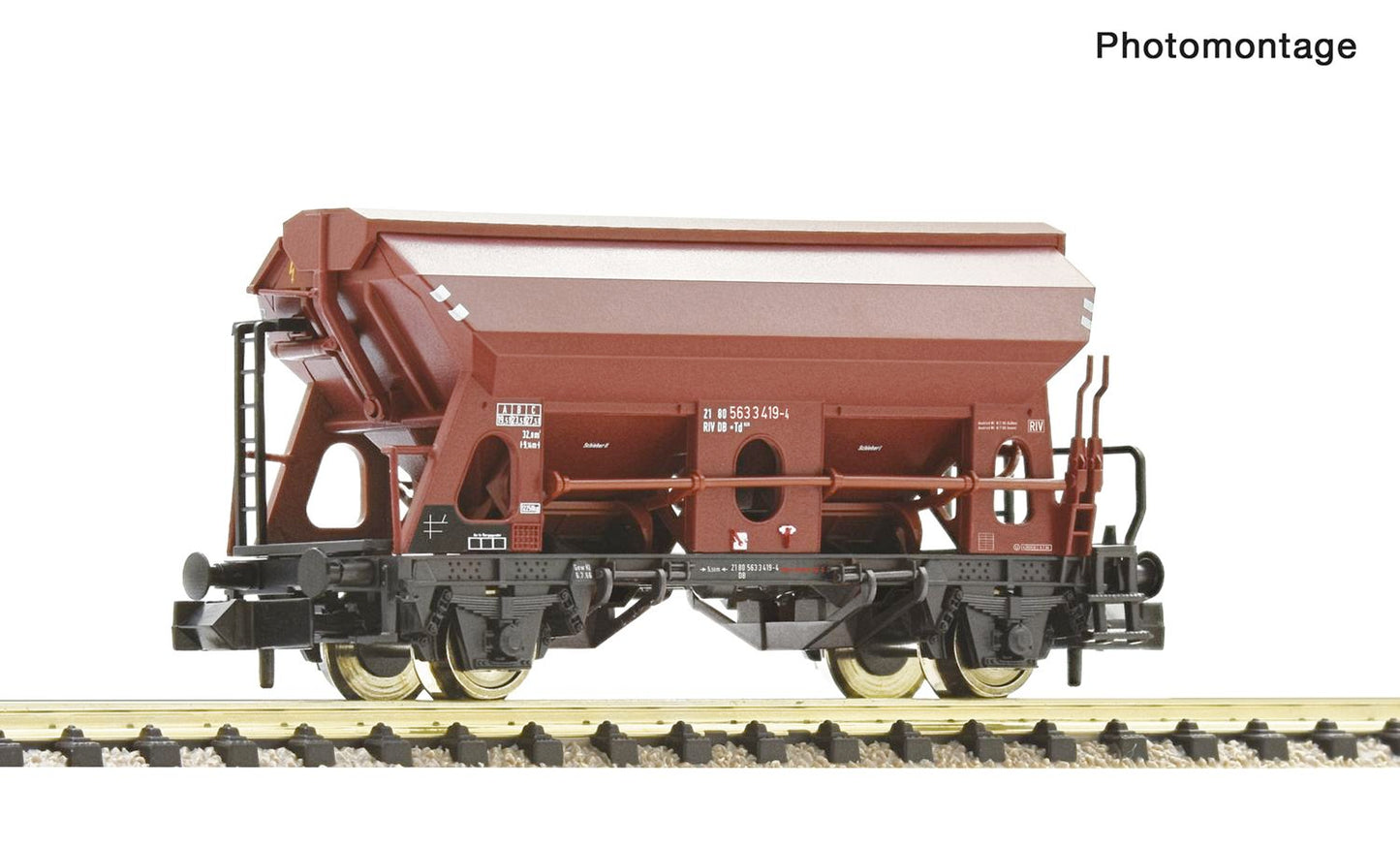 Fleischmann DB Td928 Swing Roof Wagon IV FM830357 N Gauge