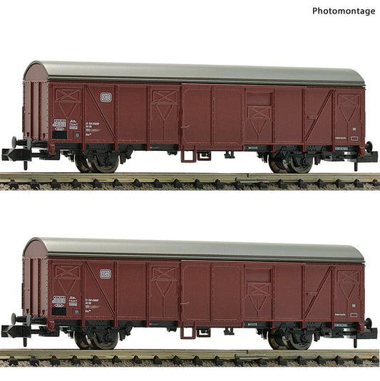 Fleischmann 831514  DB Covered Goods Wagon Set (2) IV N Gauge