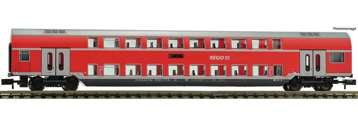 Fleischmann DBAG DBpz753 2nd Class Bi-Level Coach VI FM862811 N Gauge