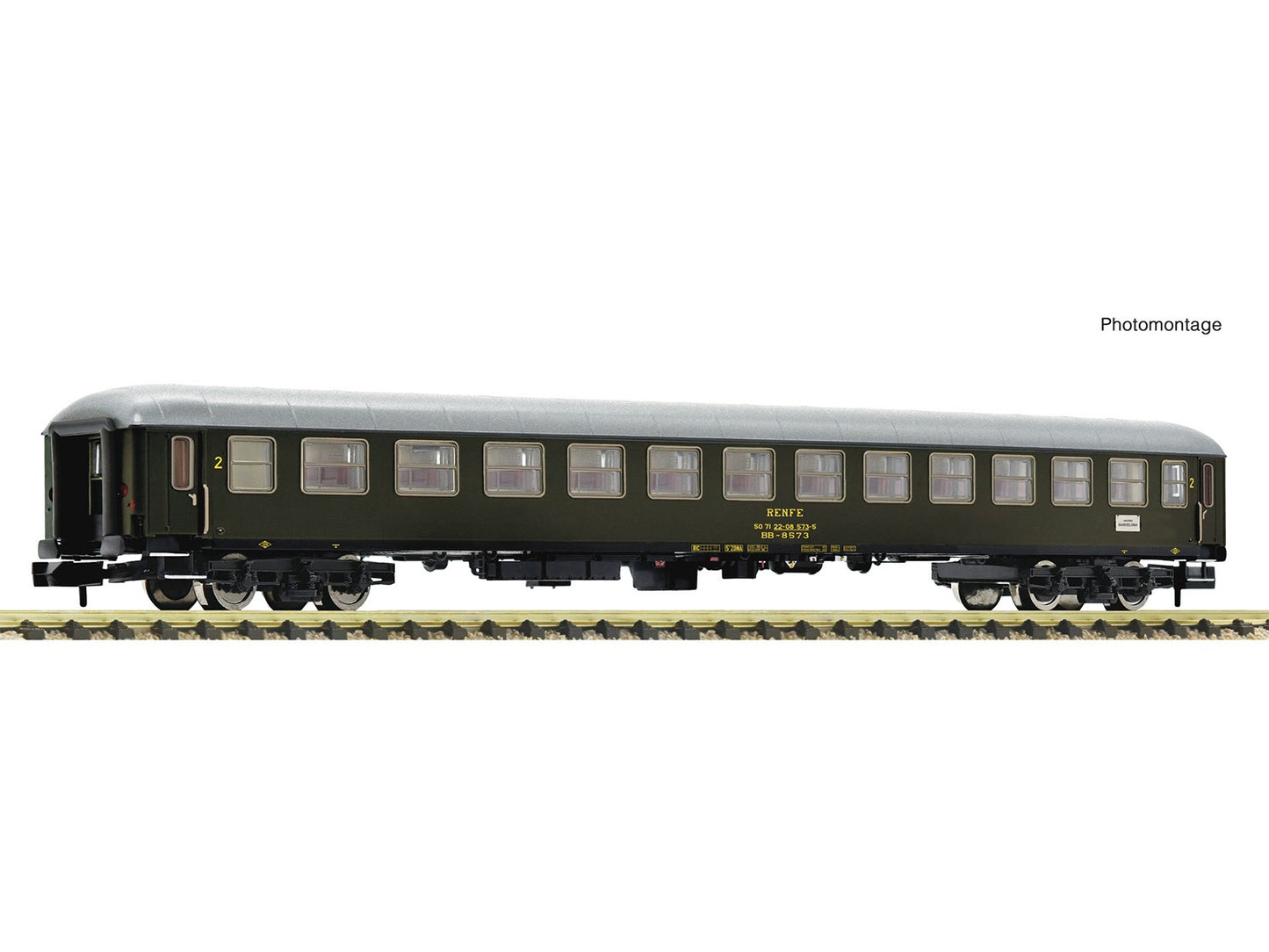 Fleischmann RENFE BB 2nd Class Express Coach IV FM863902 N Gauge