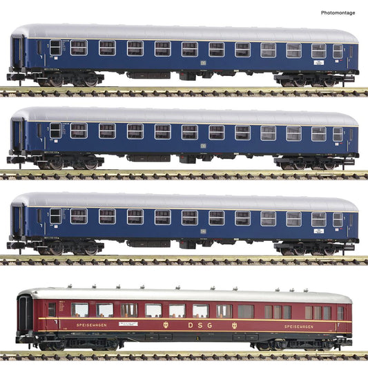 Fleischmann 881910  DB F-Train Hans Sachs Coach Set (4) III N Gauge