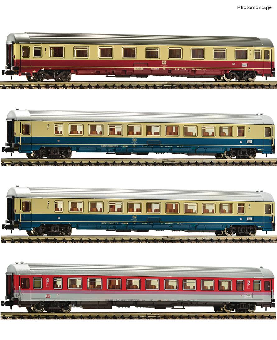 Fleischmann 881915  DB EC145/148 Frans Hals Coach Set (4) IV N Gauge