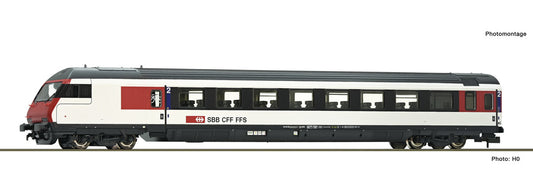 Fleischmann 890324  SBB Bt 2nd Class Control Coach VI N Gauge