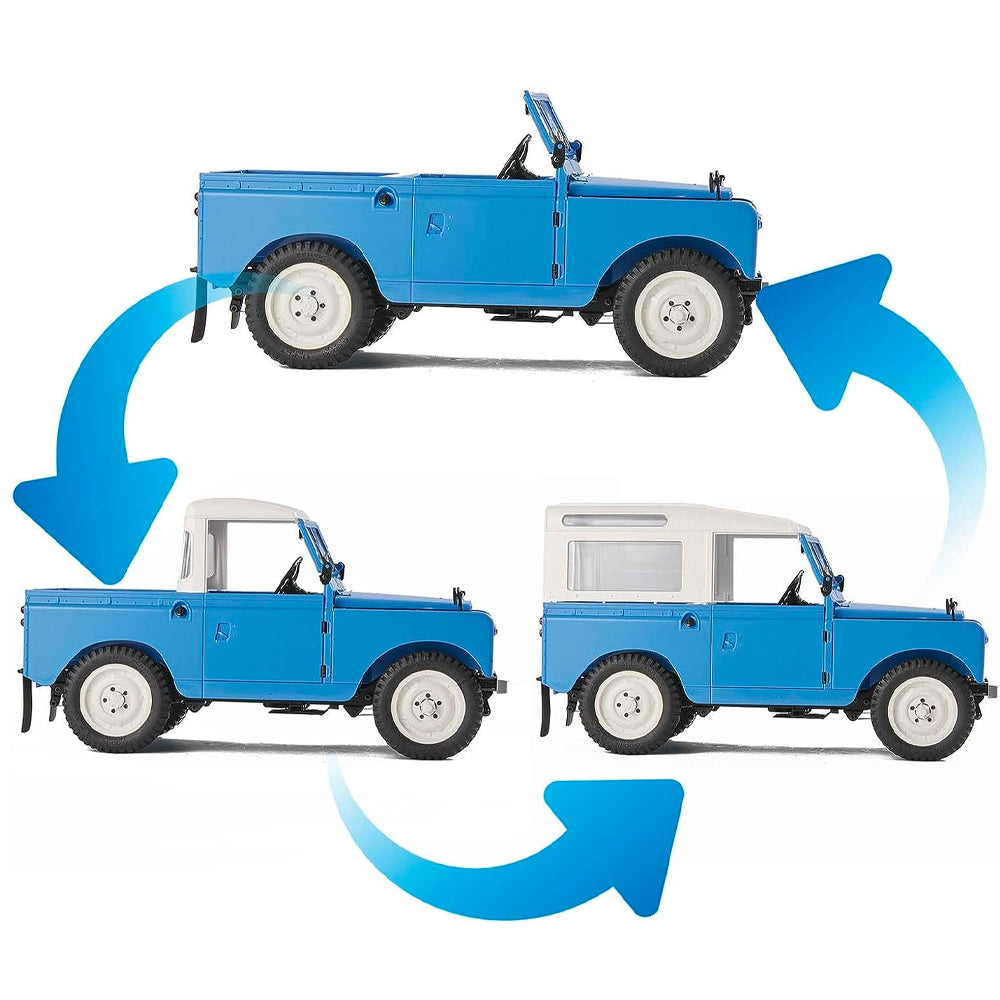 FMS Land Rover Series II 1:12 RTR RC Car - Blue FMS11202RTRBU