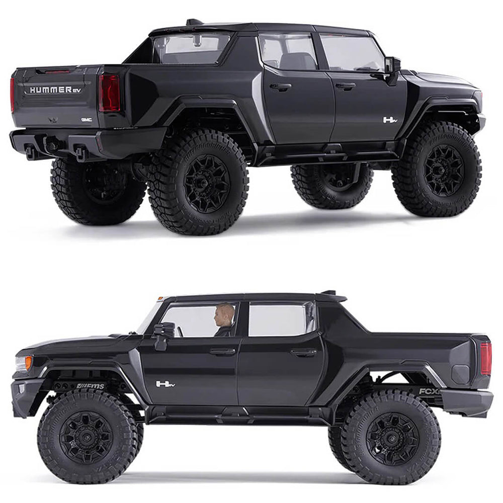 FMS FCX18 Hummer EV RTR 1:18 Truck - Black