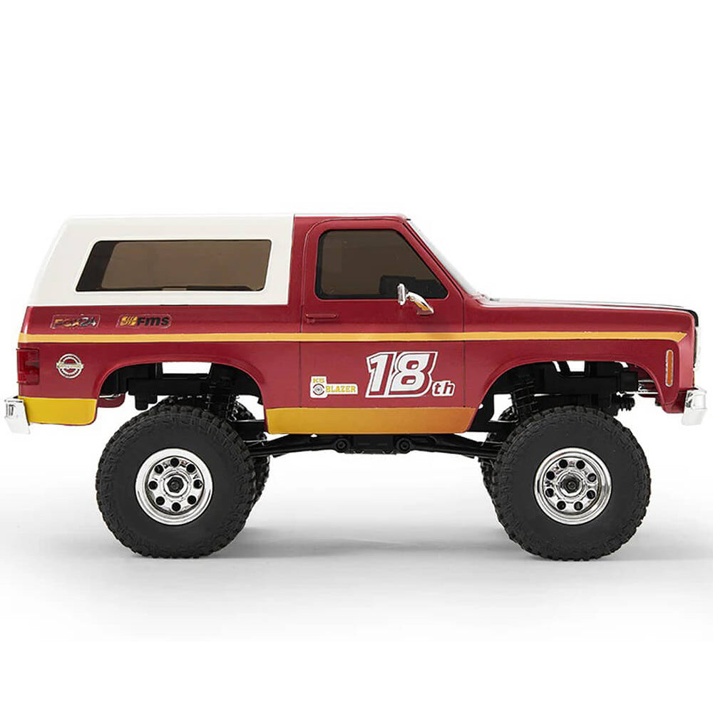 FMS FCX24 Chevrolet K5 Blazer PRO 1:24 RTR RC Crawler - Red