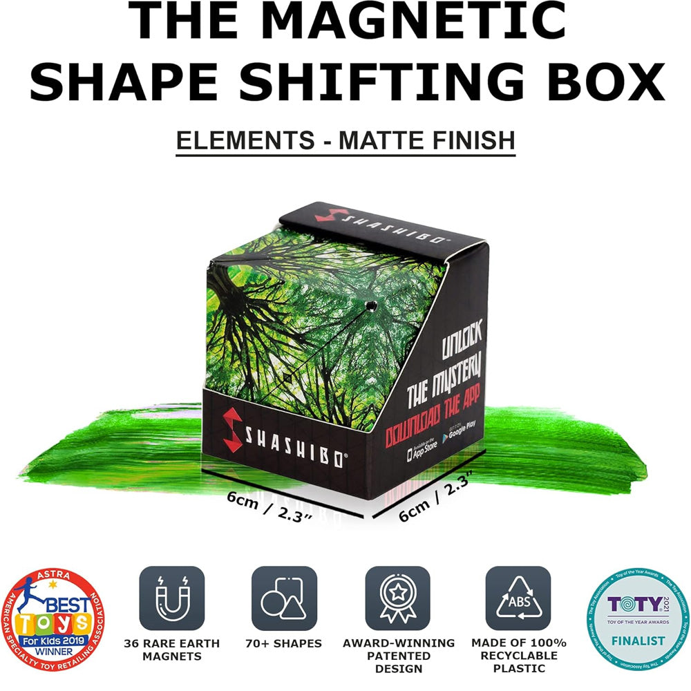 Shashibo: Elements - Mysterious Magnetic Puzzle Box - Over 70 Shapes!
