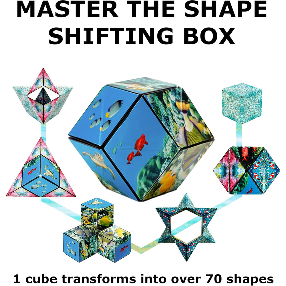 Shashibo: Undersea - Mysterious Magnetic Puzzle Box - Over 70 Shapes!