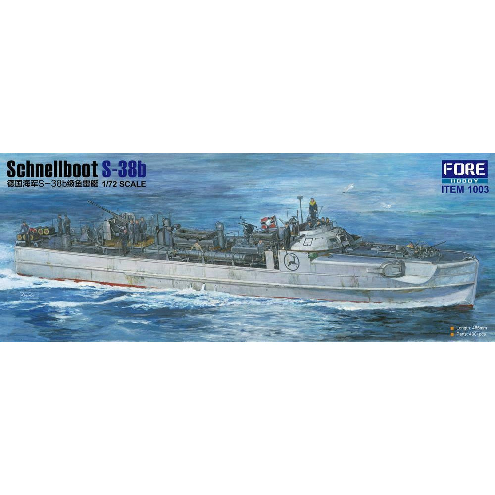 Fore Hobby 1003 Schnellboot S-38b 1:72 Model Kit