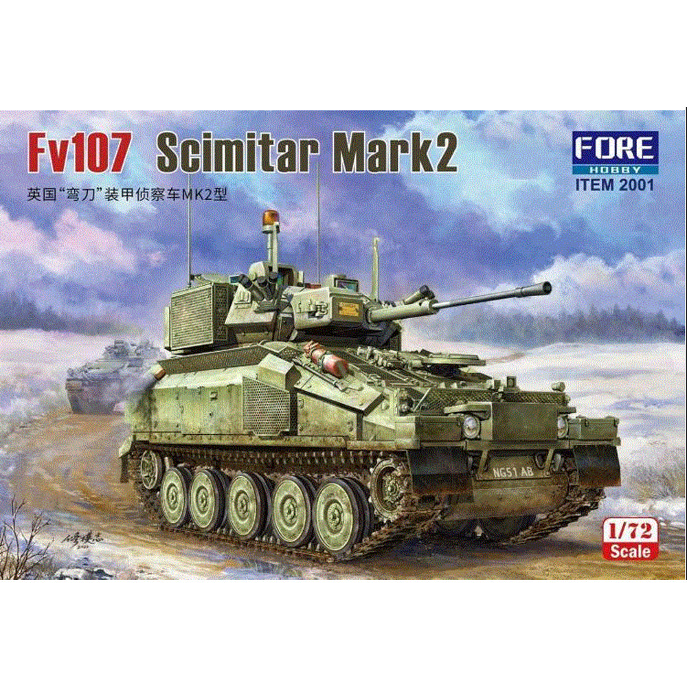 Fore Hobby 2001 Fv107 Scimitar Mark2 1:72 Model Kit