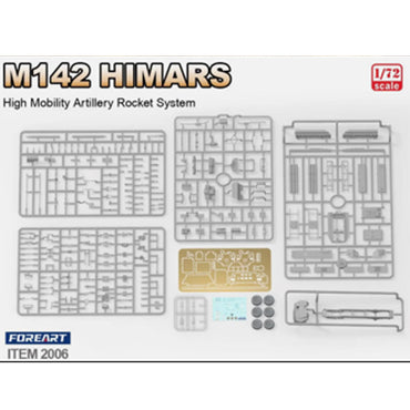 Fore Hobby 2006 M142 HIMARS High Mobility Artillery Rocket System 1:72 Model Kit