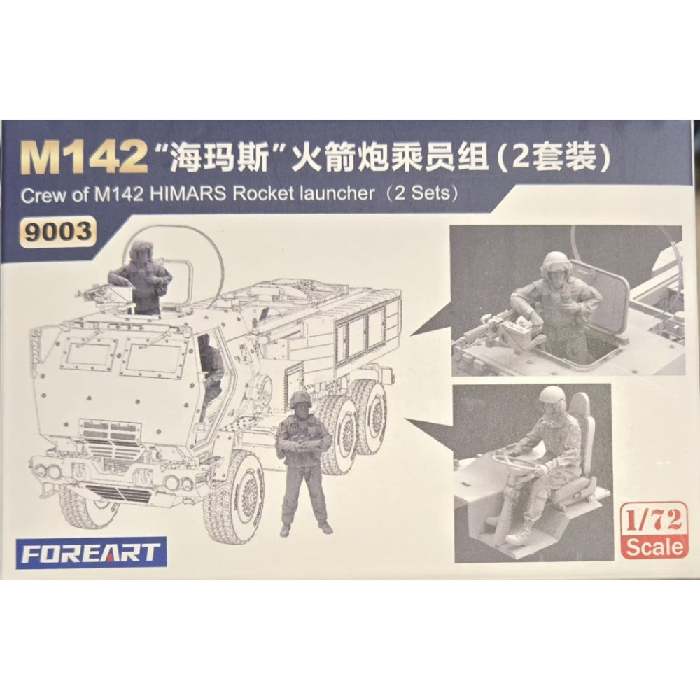 Foreart 90033D Printed Crew of M142 HIMARS Rocket Launcher 1:72 Figures