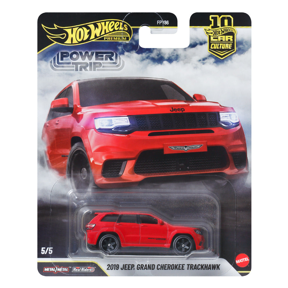 Hot Wheels Premium Car Culture Jeep Grand Cherokee Trackhawk Age 3+ Mattel JKF28
