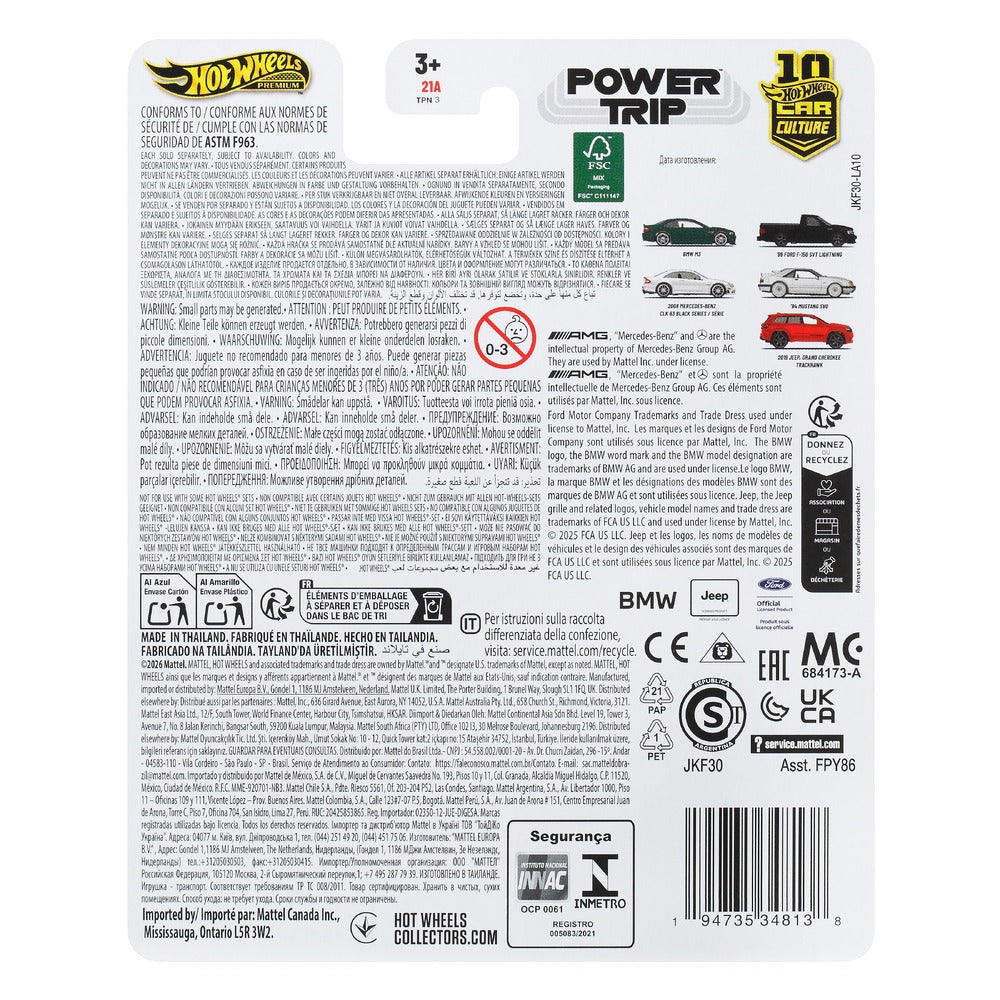 Hot Wheels Premium Car Culture BMW M3 Age 3+ Mattel JKF30