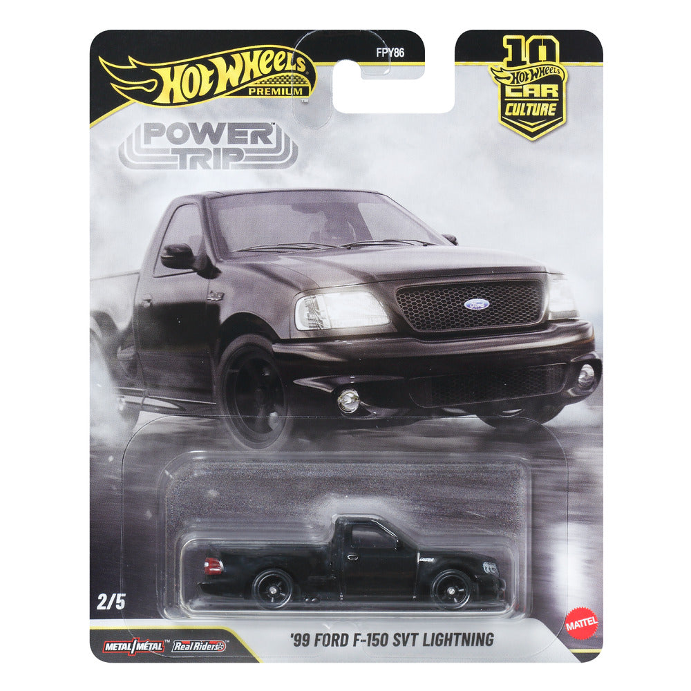 Hot Wheels Premium Car Culture 99 Ford F150 SVT Lightning Age 3+ Mattel JKF33