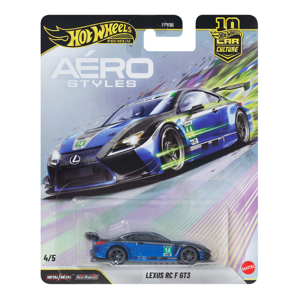 Hot Wheels Premium Car Culture Lexus RC F GT3 Age 3+ Mattel JKF35