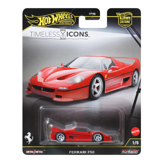 Hot Wheels Car Culture Timeless Icons 1/5: Ferrari F50 JBK56