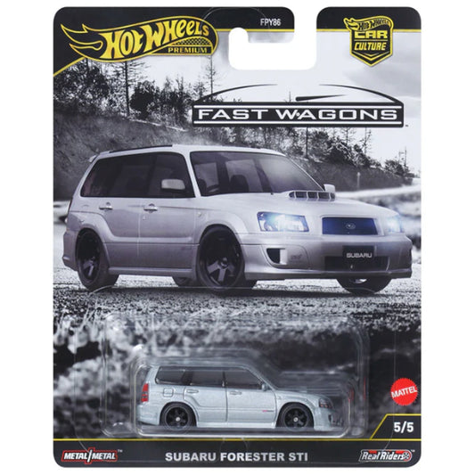 Hot Wheels Car Culture: Fast Wagons 5/5 - Subaru Forester STI JBK87