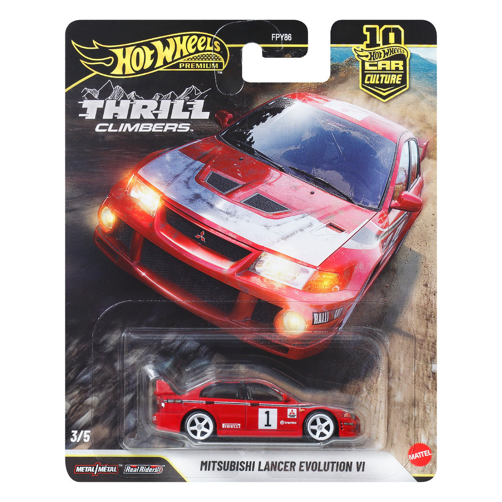 Hot Wheels Car Culture: Thrill Climbers - Mitsubishi Lancer Evo VI