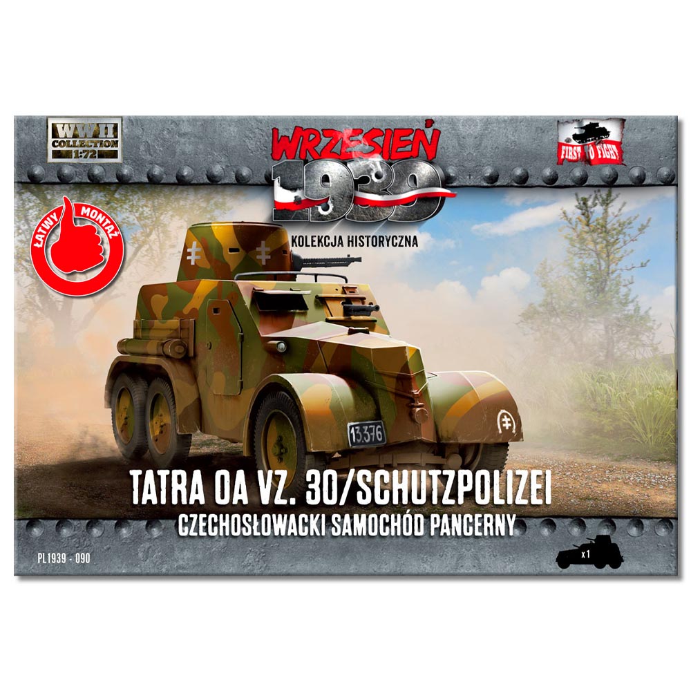First to Fight 090 Czechoslovak Tatra OA VZ. 30/Schutzpolizei 1:72 Model Kit