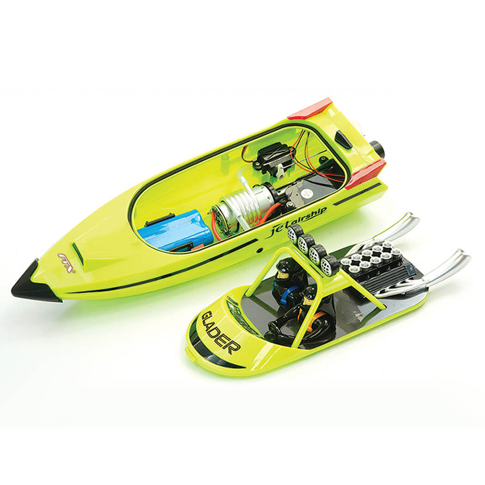 FTX 0730G Glader Turbojet RC Speed Boat Green