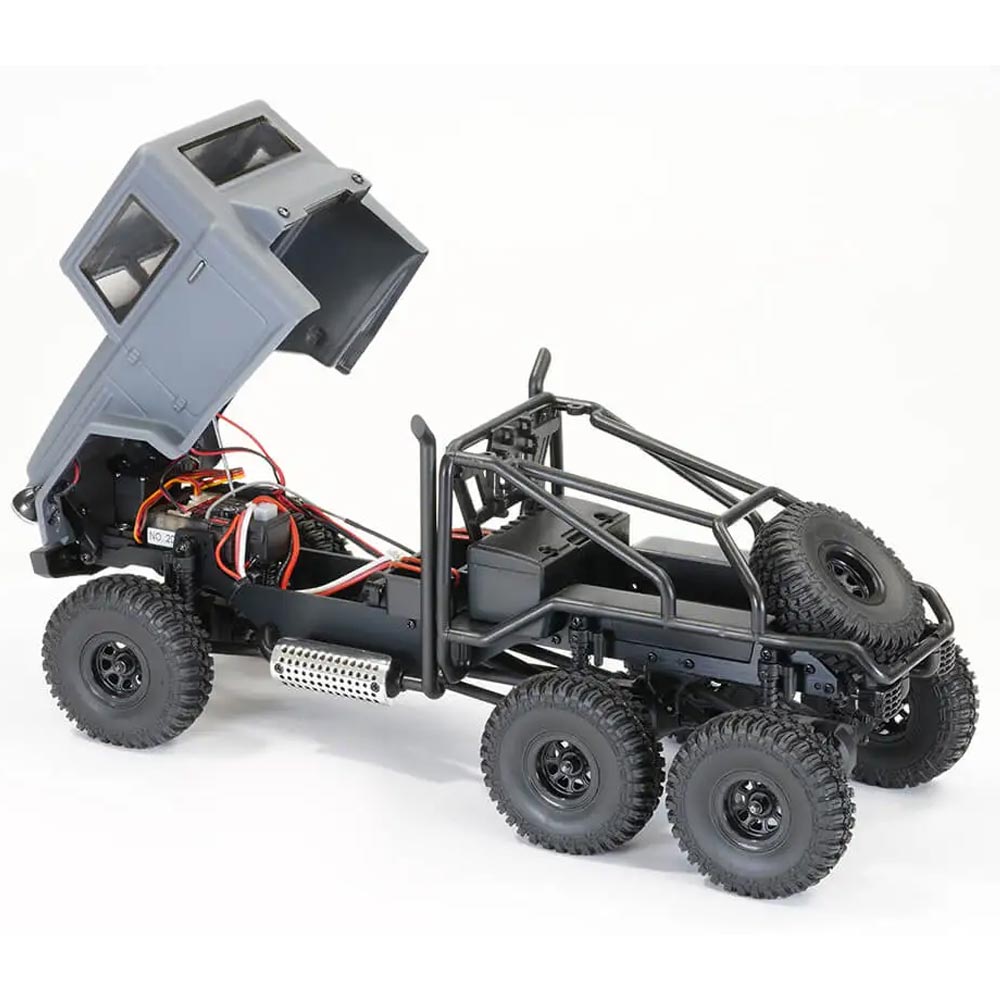 FTX Outback Mini X 6ixer 6x6 1:18 RTR Trail Crawler - Grey 5482GR