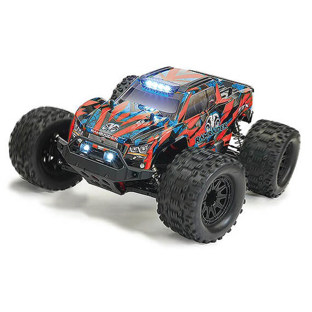 Ftx Rc Cars FTX Ramraider Brushless 4WD Monster Truck 1:10 RTR RC Car - Red/Blue ...