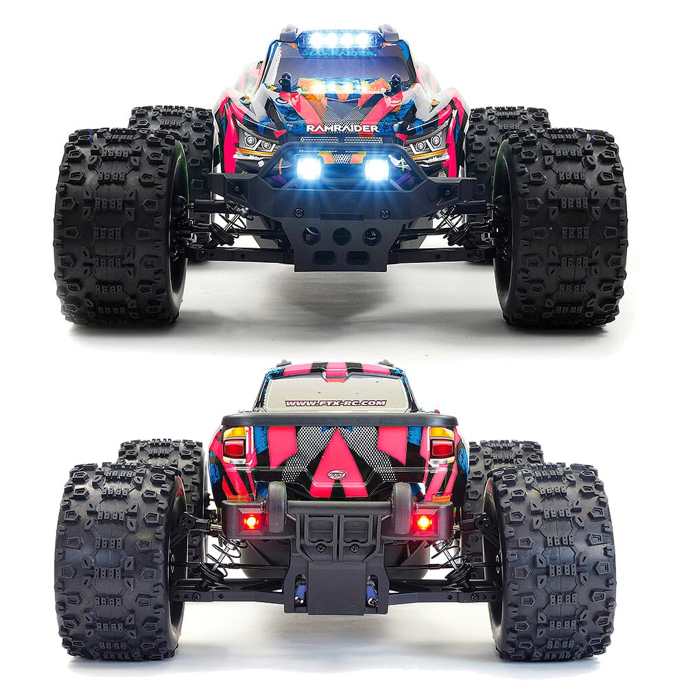 Ftx Rc Cars FTX Ramraider Brushless 4WD Monster Truck 1:10 RTR RC Car - Red/Blue ...