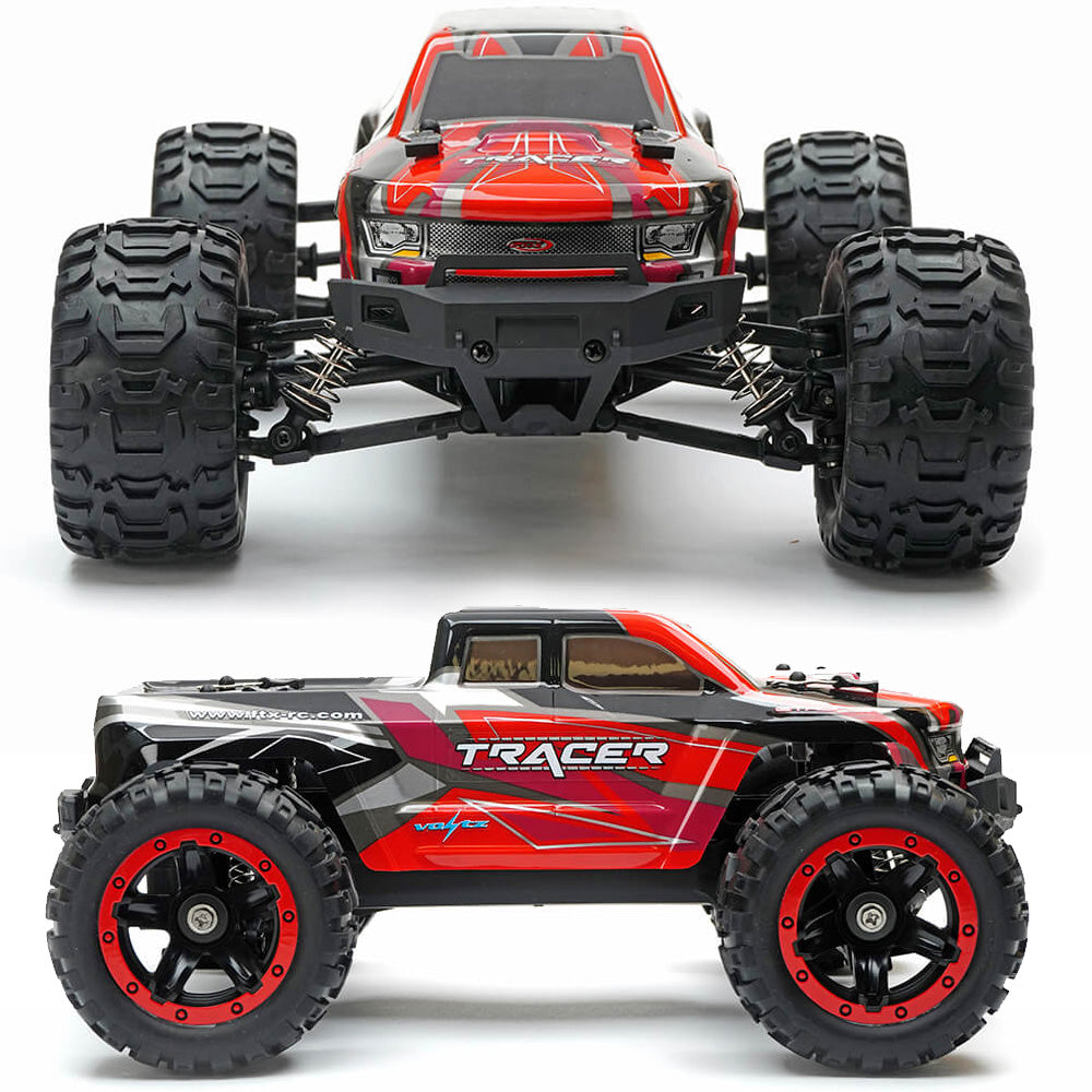 FTX Tracer Monster Truck Brushed 4WD 1:16 RTR RC Car - Red
