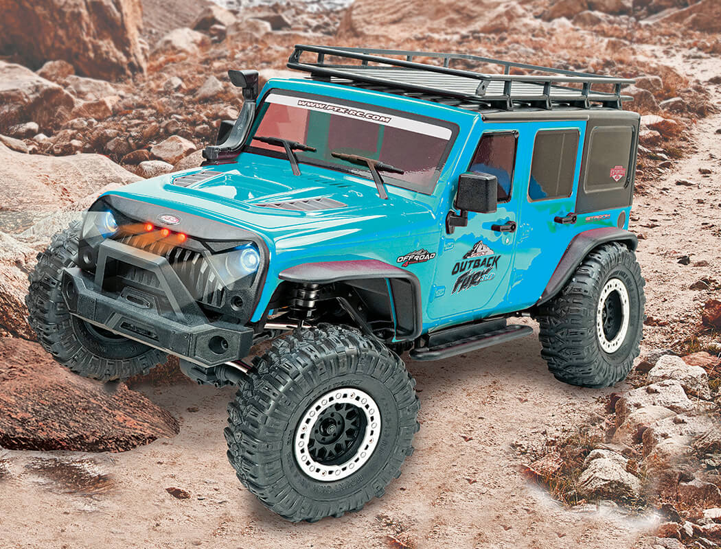 FTX Outback Fury 3.0 4X4 RTR RC Trail Crawler - Blue 1:10 5578V3BL
