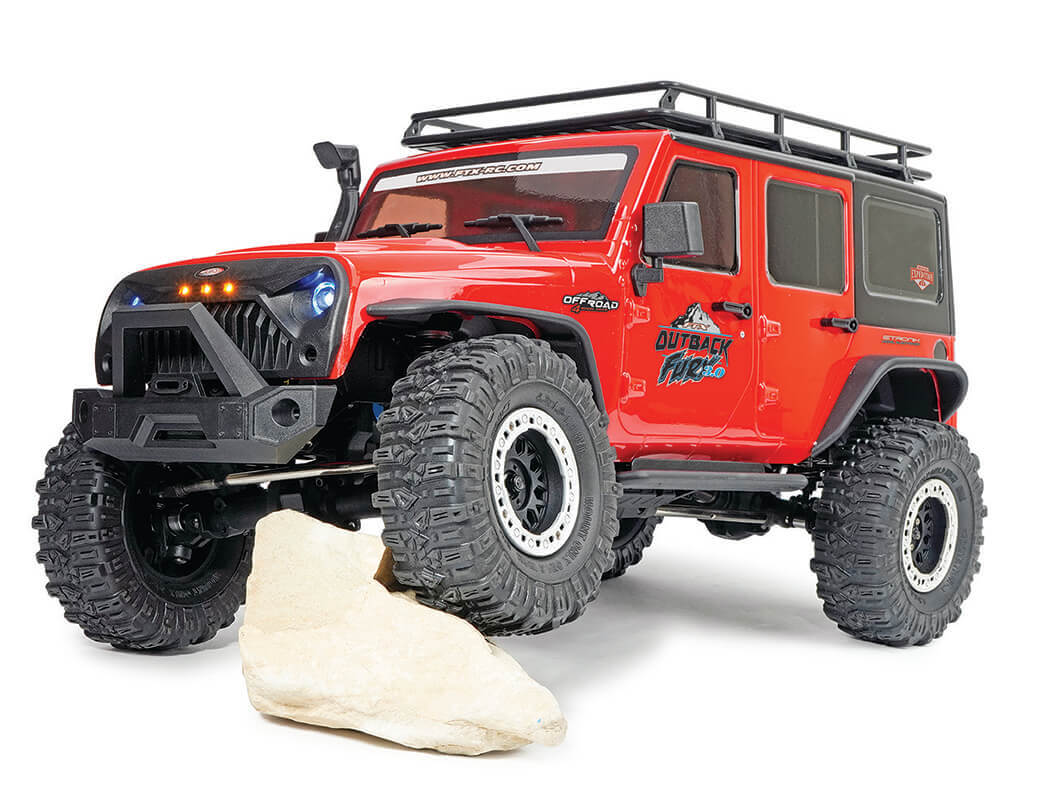 FTX Outback Fury 3.0 4X4 RTR RC Trail Crawler - Red 1:10 5578V3R