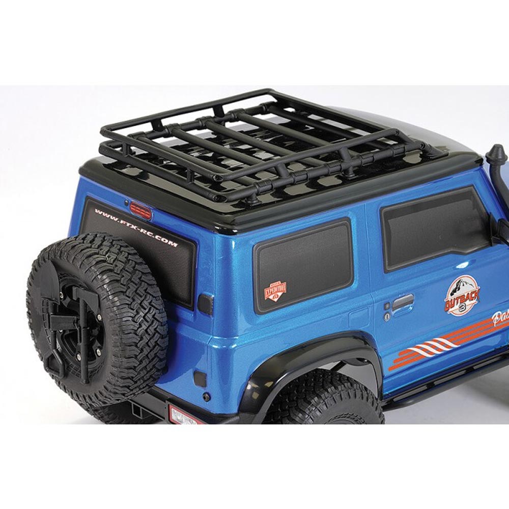 FTX Outback 3 Paso RC Car 1:10 RTR Trail Crawler Blue