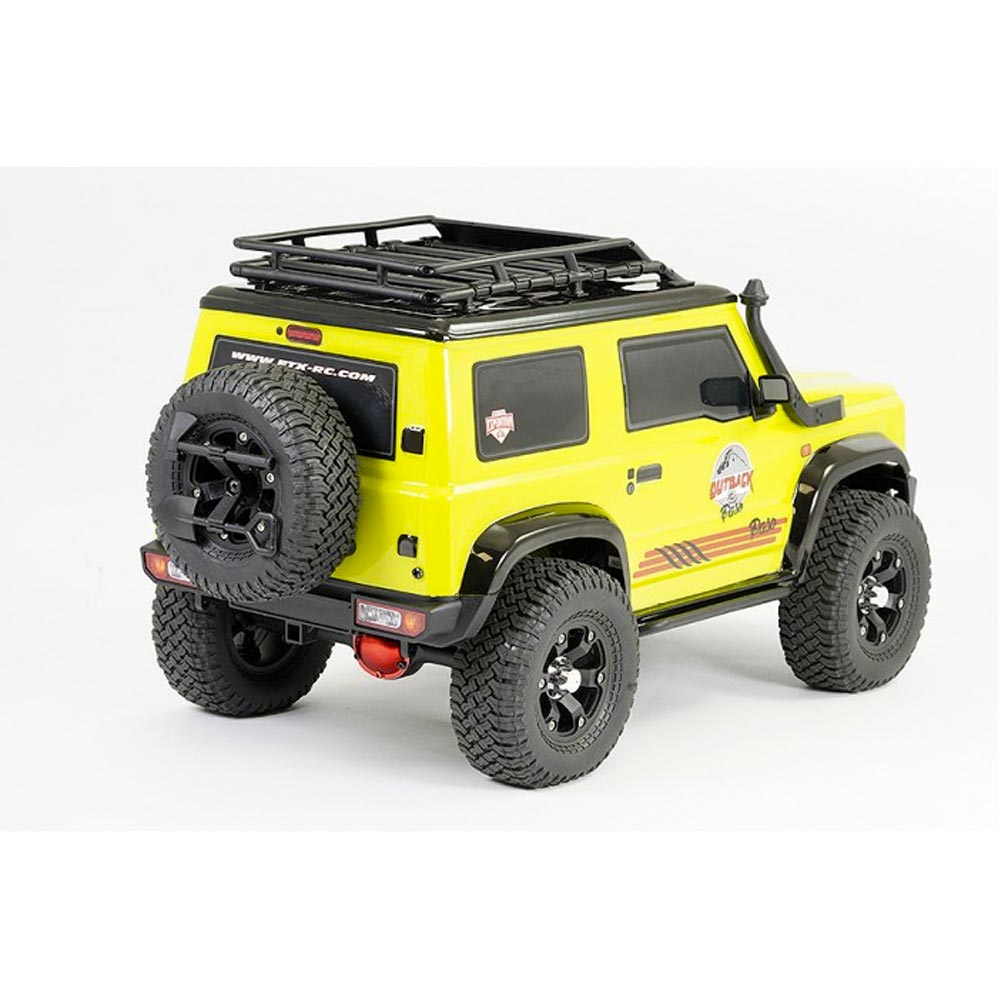 FTX Outback 3 Paso RC Car 1:10 RTR Trail Crawler Yellow