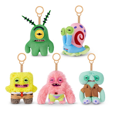 Fuggler x Spongebob - Squidward 5" Plush Clip-On Keyring 15756D