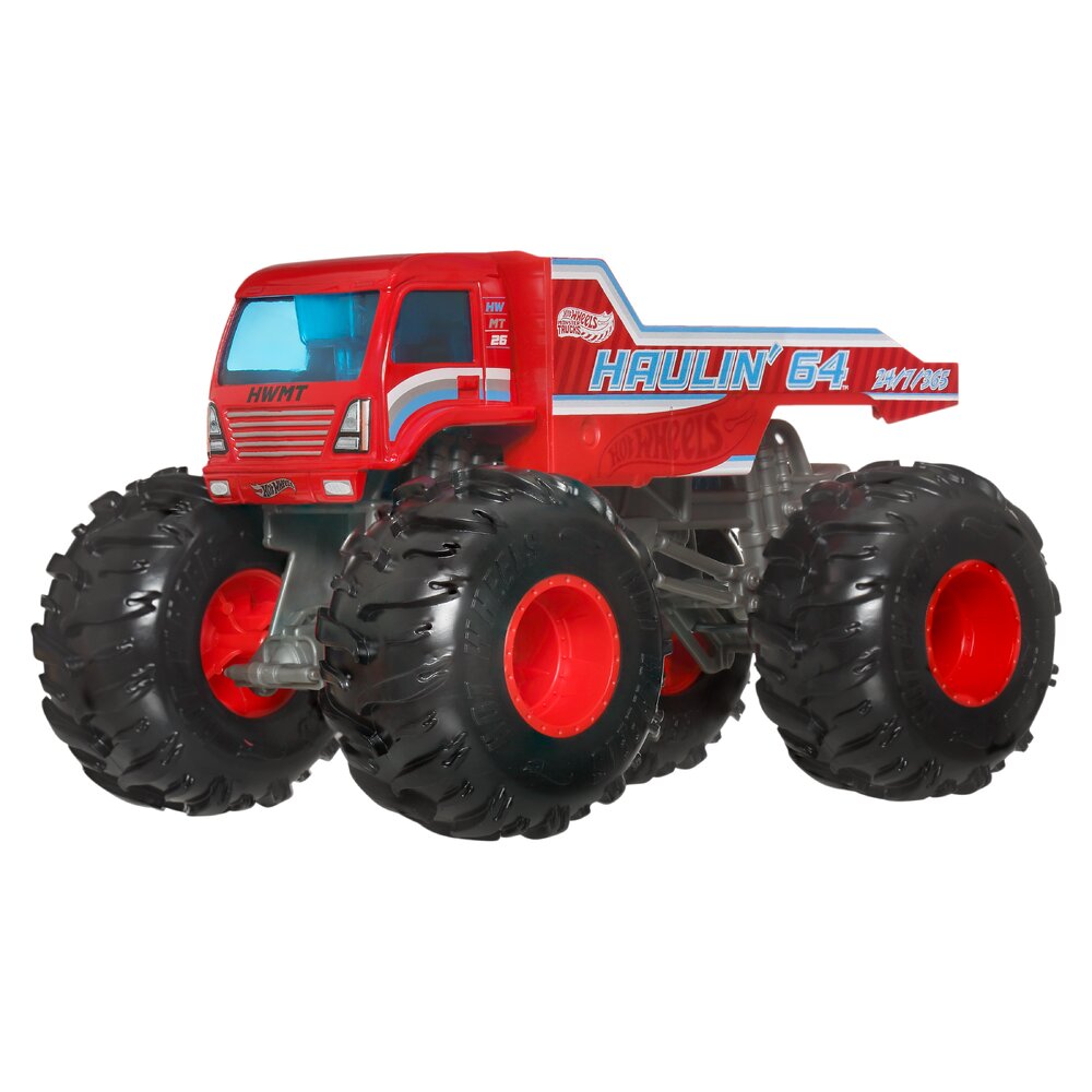 Hot Wheels Monster Trucks Oversized Haulin' 64 1:24 Age 3+ Mattel JJB05