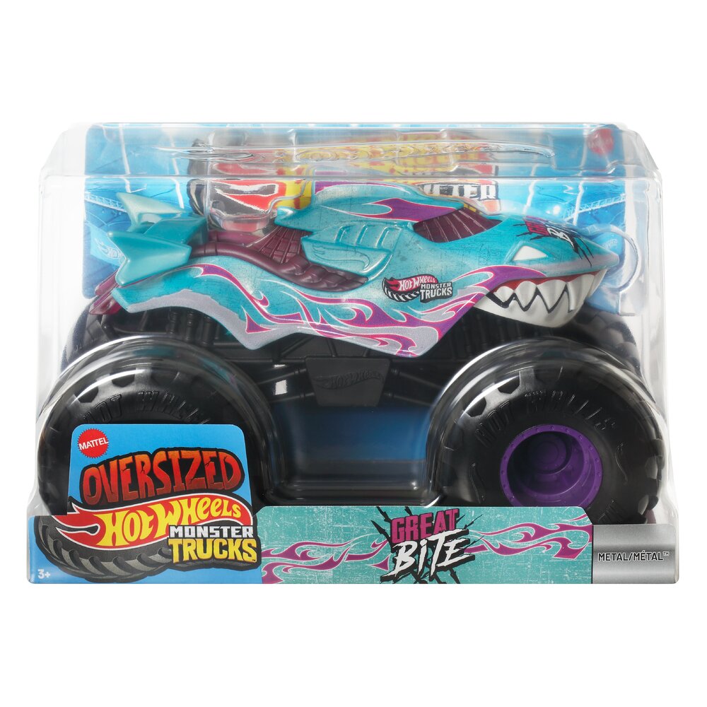Hot Wheels Monster Trucks Oversized Great Bite 1:24 Age 3+ Mattel JJB08