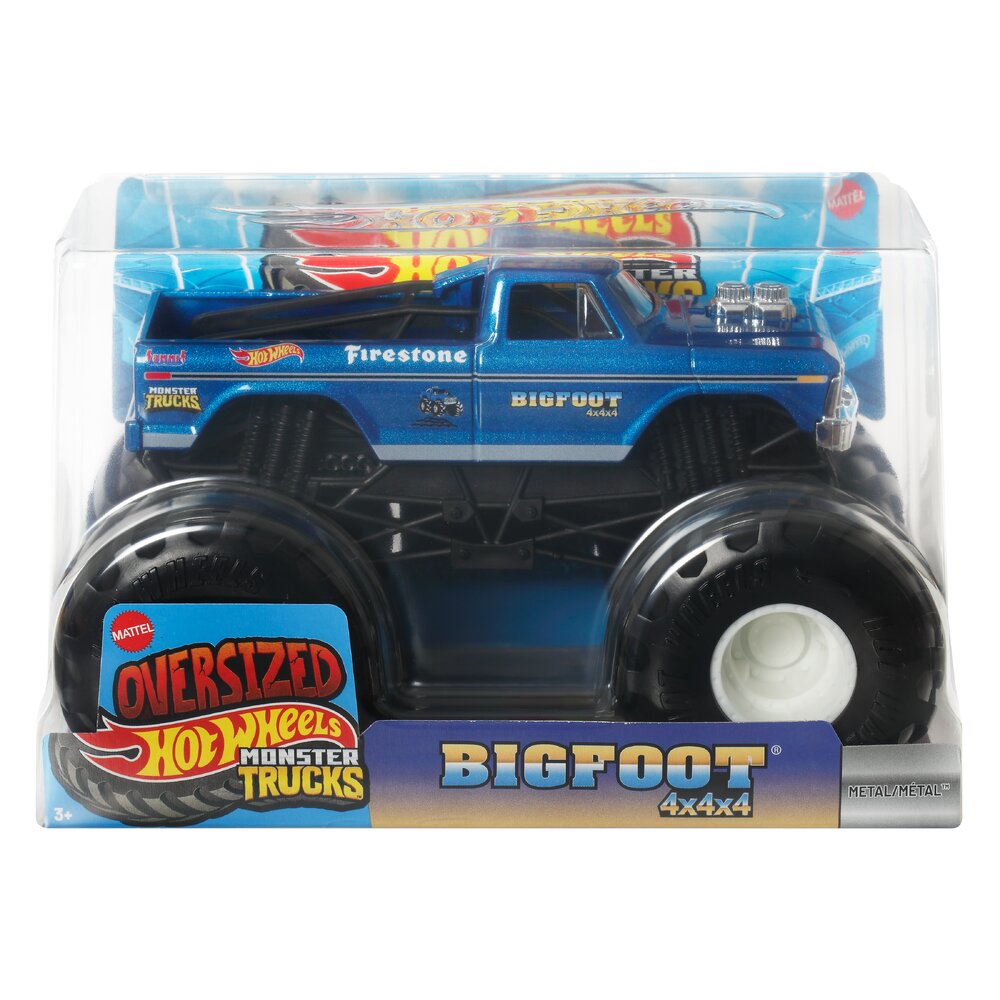 Hot Wheels Monster Trucks Oversized Bigfoot 1:24 Age 3+ Mattel JMT10