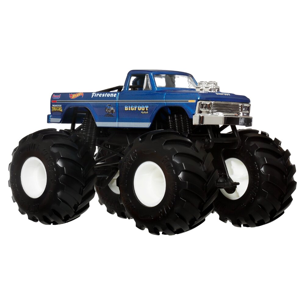 Hot Wheels Monster Trucks Oversized Bigfoot 1:24 Age 3+ Mattel JMT10